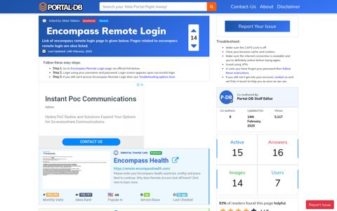 Encompass Remote Login