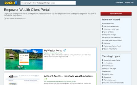 Empower Wealth Client Portal - Loginii.com
