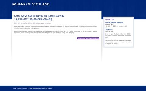 Login - Online Services - Bank of Scotland