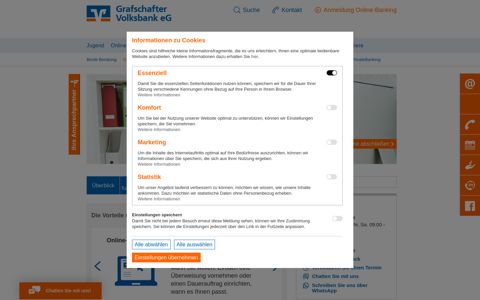 Grafschafter Volksbank eG Online-Girokonto