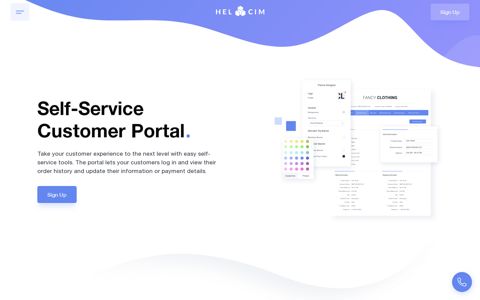 Self-Service Hosted Customer Portal - Helcim