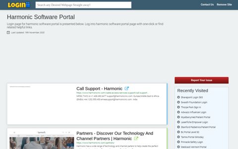 Harmonic Software Portal - Loginii.com