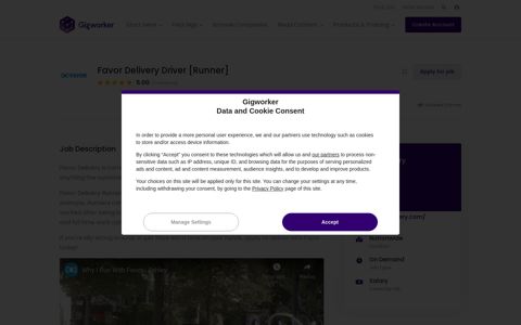 How To Become A Favor Delivery Driver [Runner] | Gigworker ...