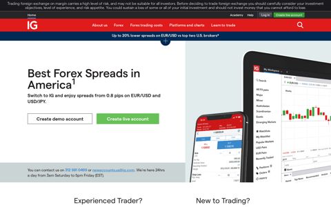 IG US: Online FX Trading | Retail FX Broker | Trading Platform