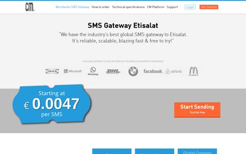 SMS Gateway Etisalat | Bulk SMS Etisalat