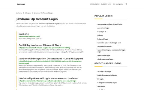 Jawbone Up Account Login ❤️ One Click Access - iLoveLogin