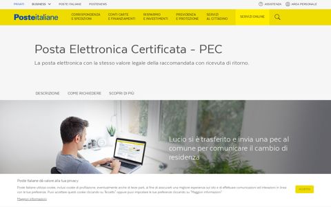 Posta Elettronica Certificata – PEC Poste Italiane