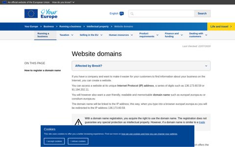 Website domains in the EU: What are they & how to register ...