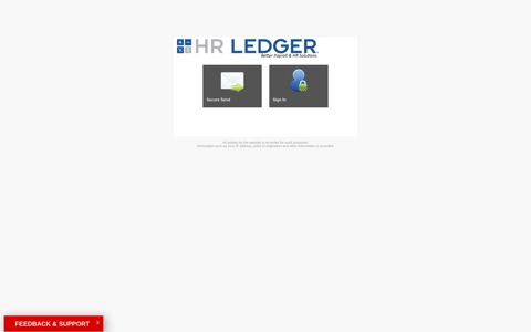 HR Ledger, Inc. - Portal Main