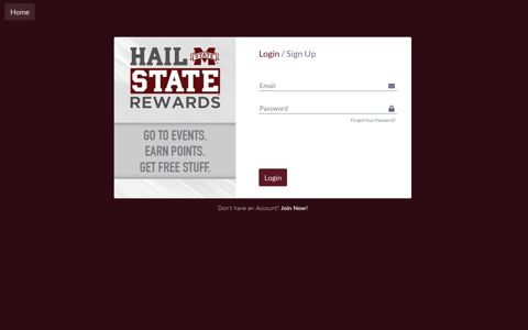 Login | Hail State Rewards