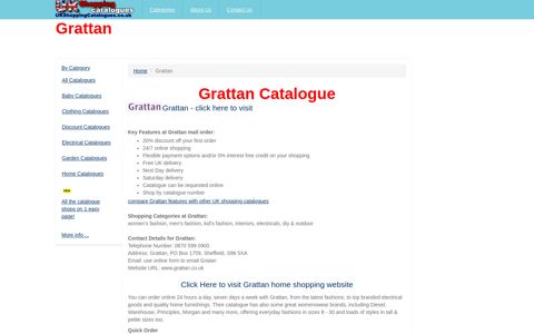 Grattan Catalogue UK - UK Shopping Catalogues