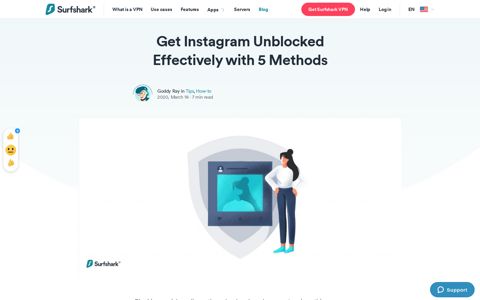 Get Instagram Unblocked - 5 Ways for 2020 - Surfshark