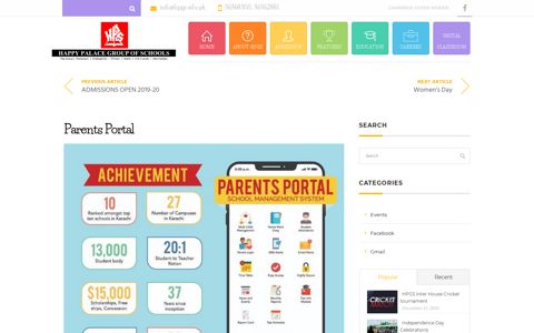 Parents Portal – Happy Palace Grammar School