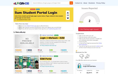 Iium Student Portal Login