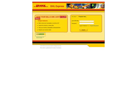 SAP NetWeaver Portal - ezybill - DHL
