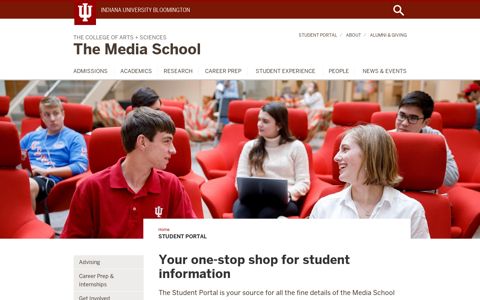Student Portal: The Media School: Indiana University ...