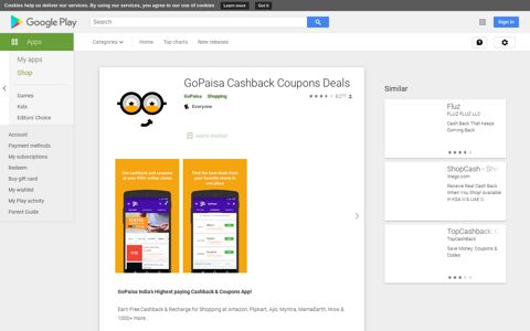 GoPaisa Cashback Coupons Deals - Apps on Google Play