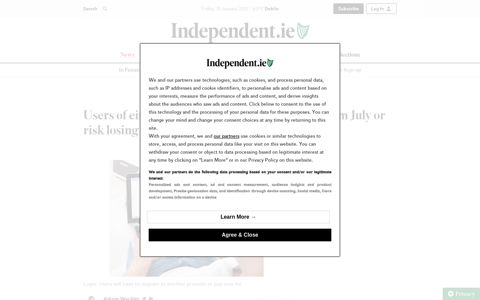 Users of eircom.net email service face €6 fee from July or risk ...