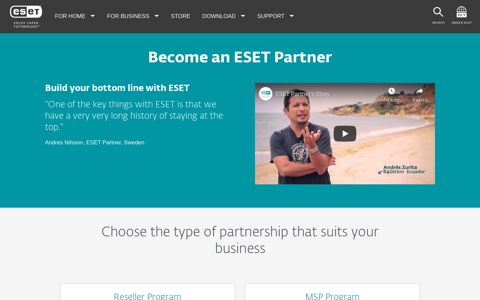 Partner with ESET | ESET