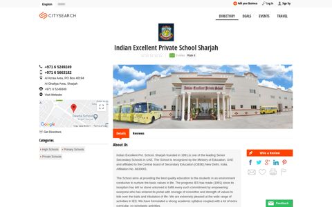Indian Excellent Private School Sharjah - High Schools - Al ...