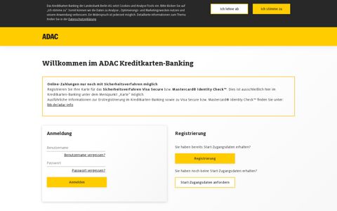 ADAC - Kreditkartenbanking - Landesbank Berlin