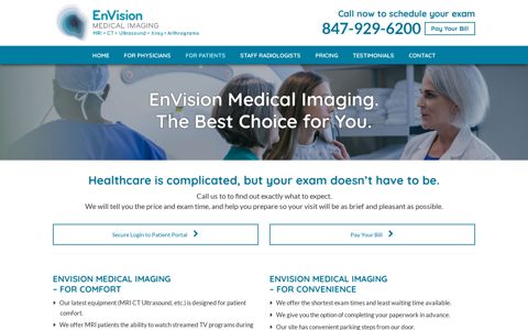 For Patients | EnVision Medical Imaging