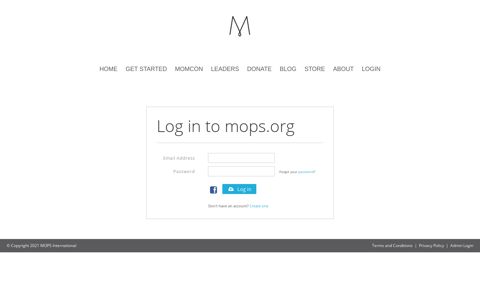 Log in to mops.org