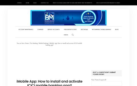 How to install and activate iMobile app by ICICI for mobile ...