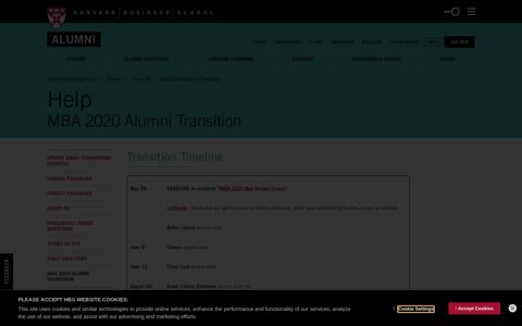 MBA 2020 Alumni Transition - Alumni - Harvard Business ...