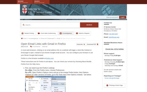 Open Email Links with Gmail in Firefox - Knowledgebase ...