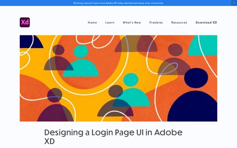 Designing a Login Page UI in Adobe XD - Let's XD
