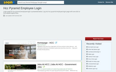 Hcc Pyramid Employee Login - Loginii.com