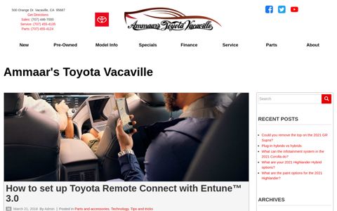 How to set up Toyota Remote Connect with Entune™ 3.0