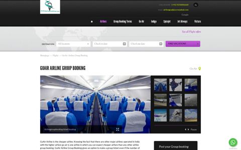 Save 20% on Go Air Bulk Air ... - GoAir Airline Group Booking