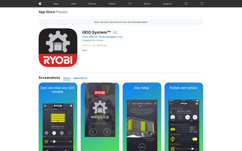 ‎GDO System™ on the App Store