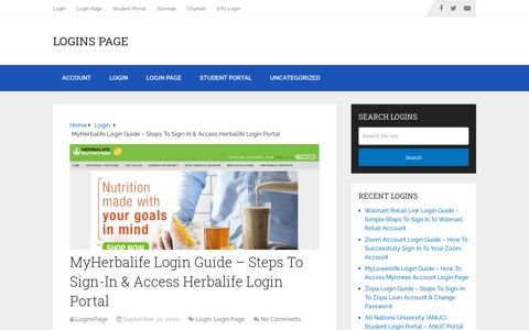 MyHerbalife Login Guide - Steps To Sign-In & Access ...