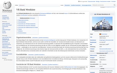 VR Bank Westküste – Wikipedia