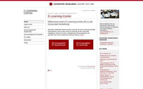 E-Learning-Center der Universität Heidelberg - Universität ...