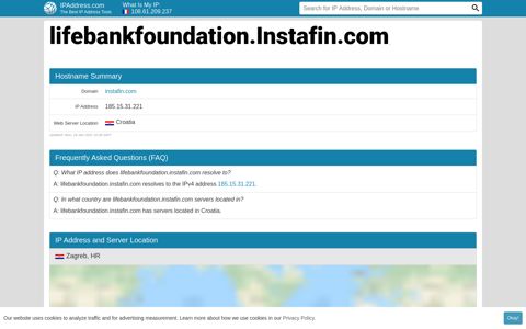 ▷ lifebankfoundation.Instafin.com Website statistics and traffic ...