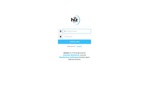 Webmail HIZ :: Willkommen bei Webmail HIZ