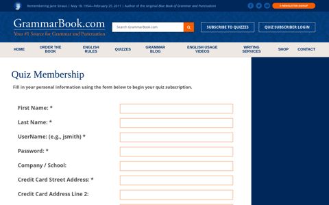 User Profile - The Blue Book of Grammar and Punctuation ...