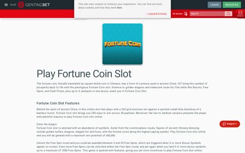 Fortune Coin | Play Slots Online | Casino | GentingBet