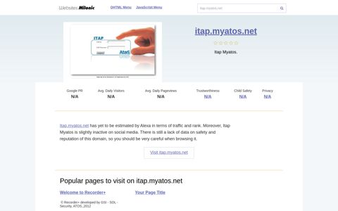 Itap.myatos.net website.