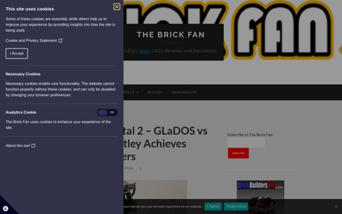 LEGO Ideas Portal 2 – GLaDOS vs Chell and Wheatley ...