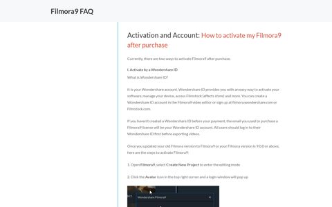 How to activate my Filmora9 after purchase? - Wondershare ...
