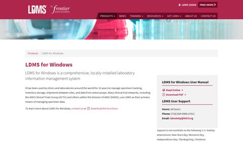 LDMS for Windows - LDMS