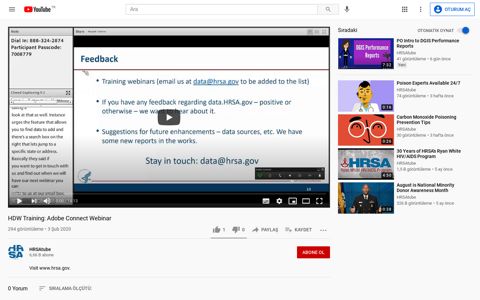 HDW Training: Adobe Connect Webinar - YouTube