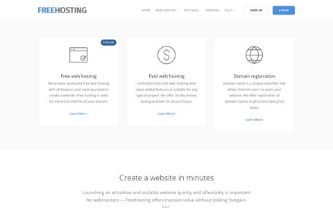 Free Hosting - host without cost
