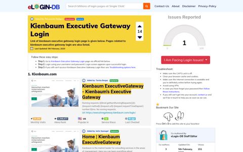 Kienbaum Executive Gateway Login