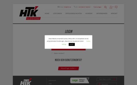 Login - HTK GmbH & Co. KG